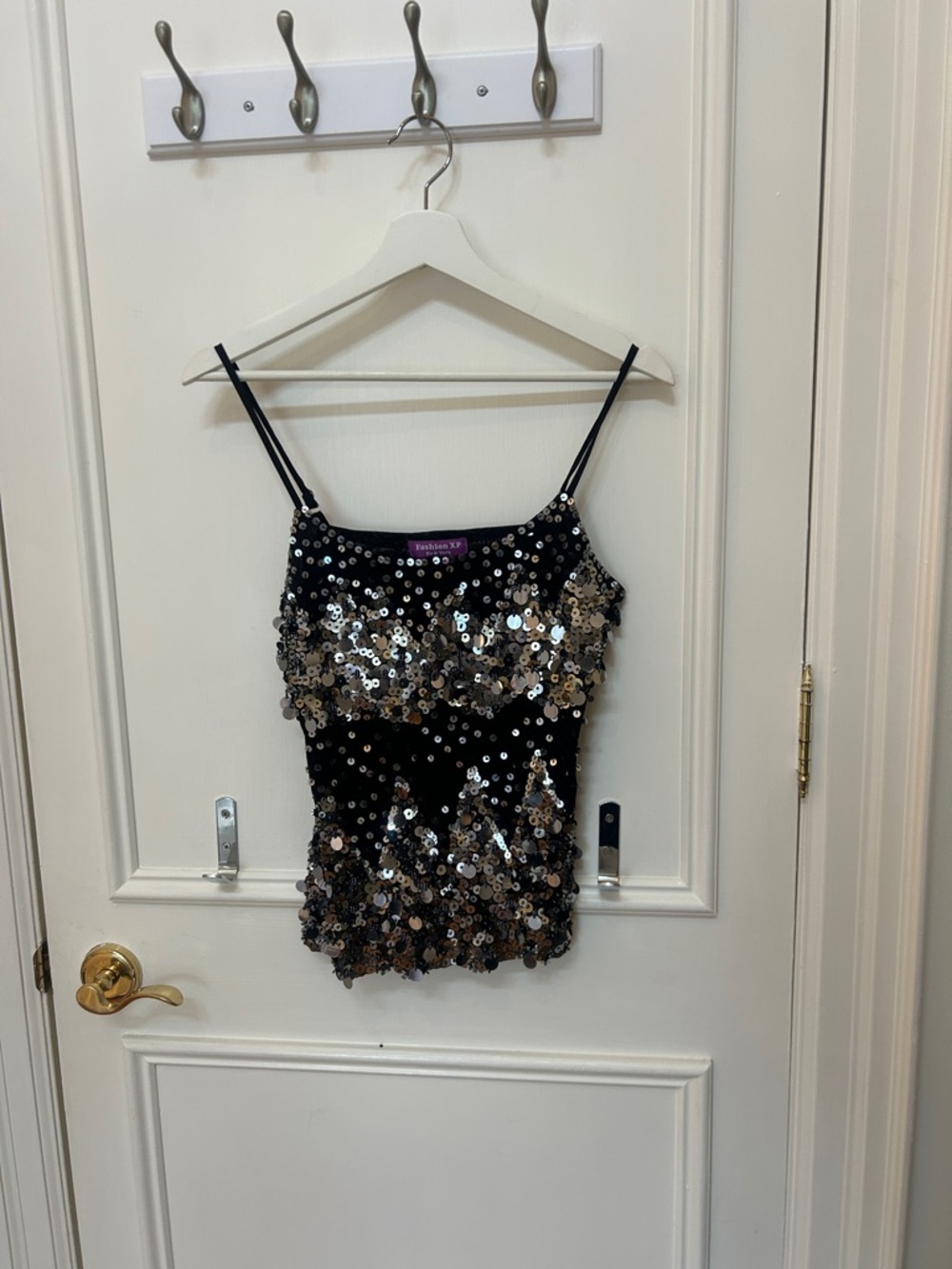 Sequin Glitter Vintage Going Out Top